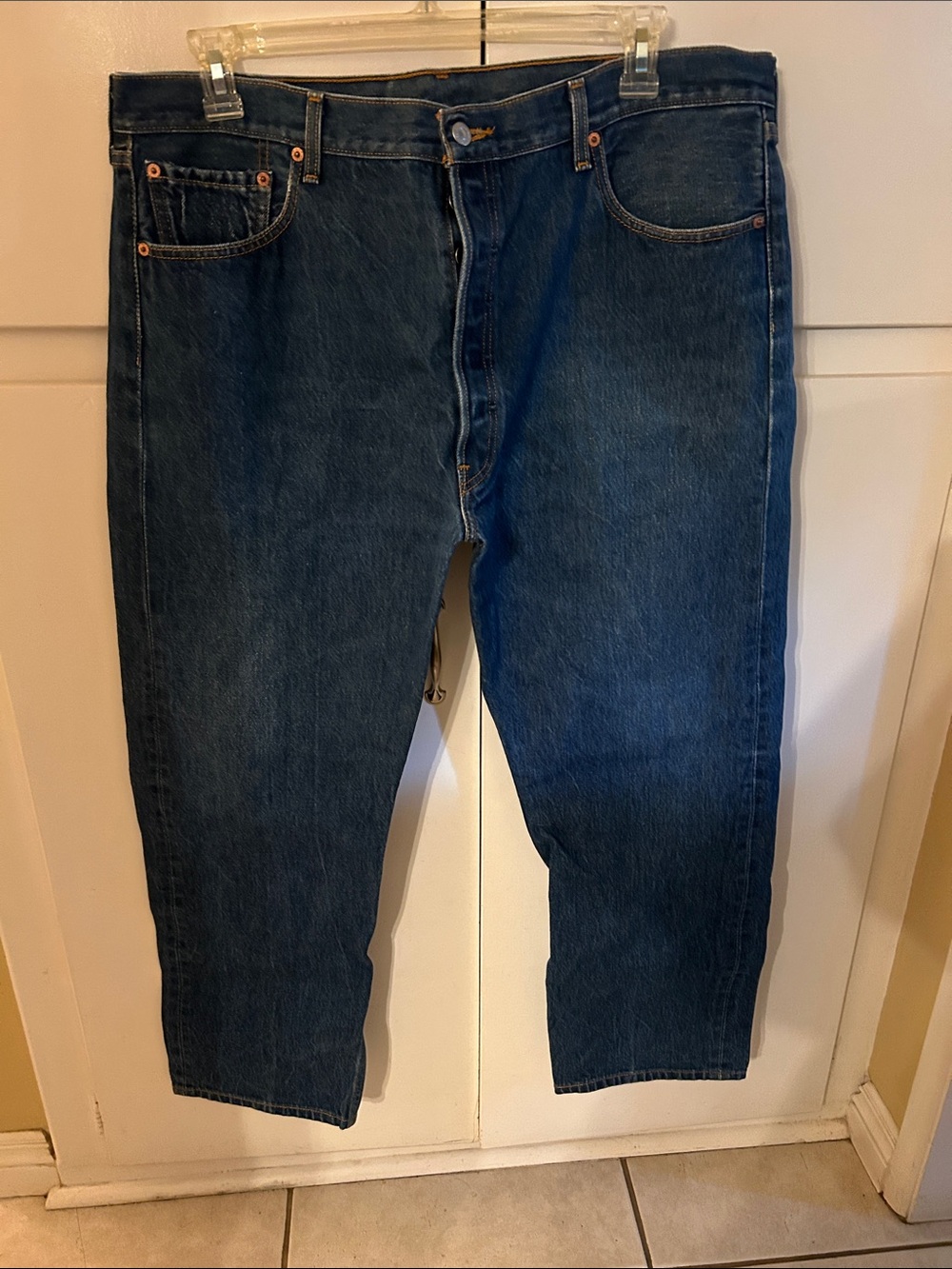 Levi’s Men's Dark Blue Denim Jeans
